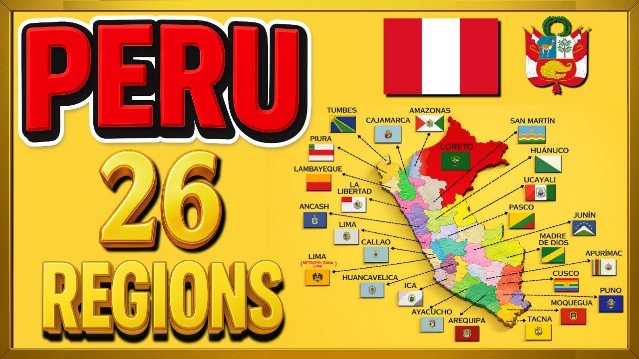 Peru Map Explained 🇵🇪 | 26 Regions of Peru