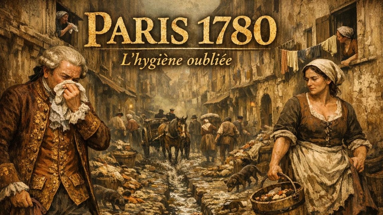 L’hygiène à Paris en 1780 - sans papier toilette et avec des déchets dans les rues