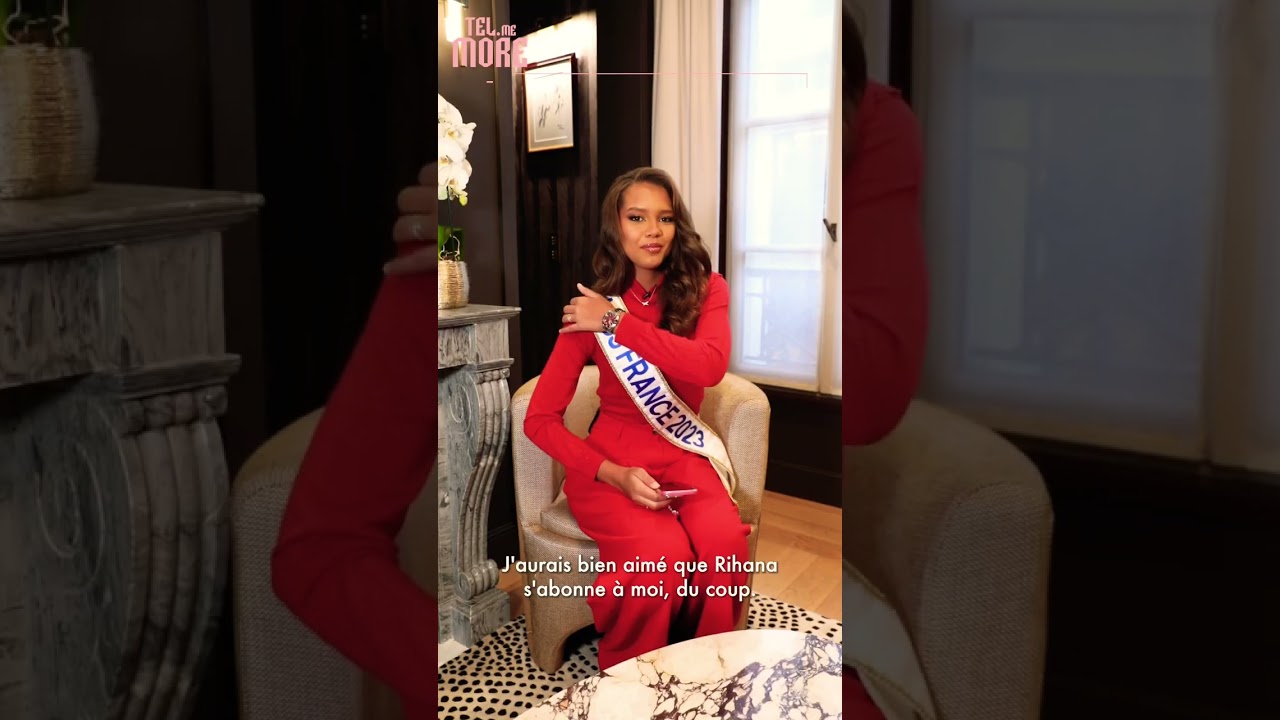 Miss France 2023, Indira Ampiot s’est prêtée au jeu de notre interview Tel Me More ✨ #shorts